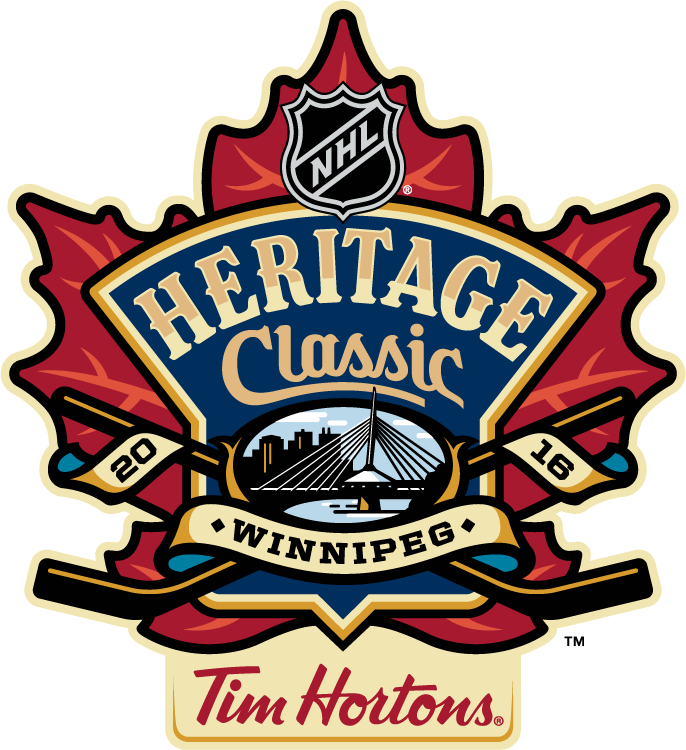 NHL Heritage Classic 2017 Sponsored Logo iron on transfers for clothing